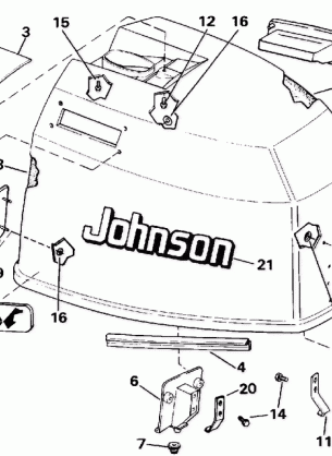 ENGINE COVER - JOHNSON