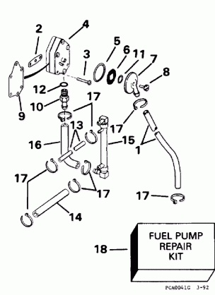 FUEL PUMP - 88 MODELS