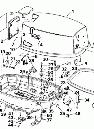 ENGINE COVER - EVINRUDE