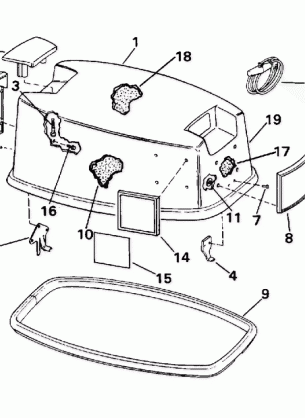 ENGINE COVER - JOHNSON