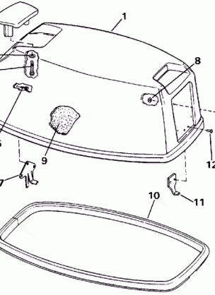 ENGINE COVER - EVINRUDE