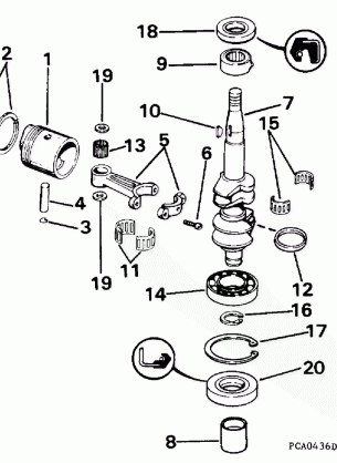 CRANKSHAFT & PISTON