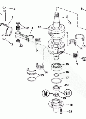 CRANKSHAFT & PISTON