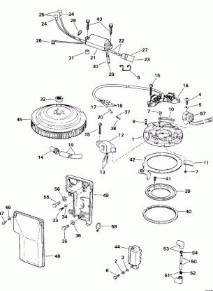 IGNITION SYSTEM - 40 ROPE START