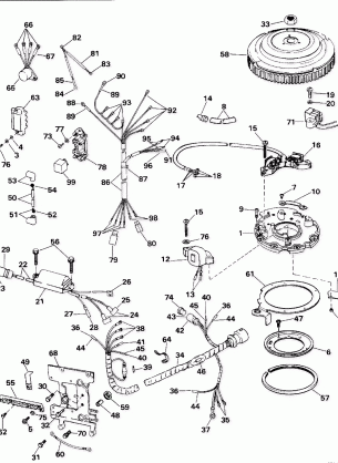 IGNITION SYSTEM - ELECTRIC START AND TL MODELS ONLY