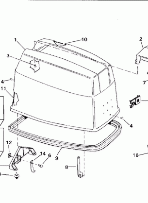 ENGINE COVER - JOHNSON