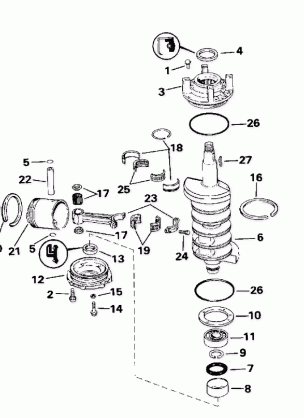 CRANKSHAFT & PISTON