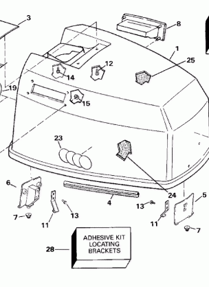 ENGINE COVER - 125 ESX