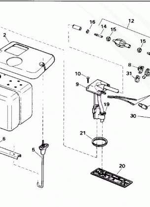 OIL TANK KIT - 1.8 GALLON