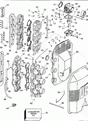 CARB. & INTAKE MANIFOLD 175 