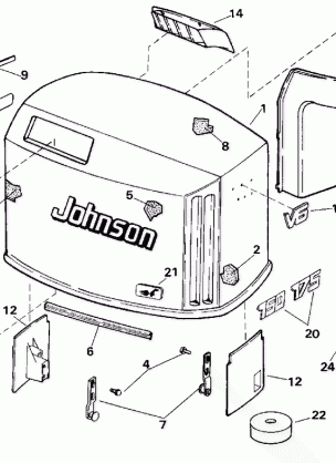 ENGINE COVER - JOHNSON