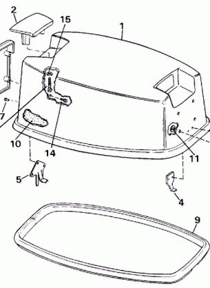 ENGINE COVER - JOHNSON