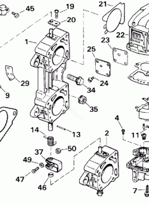 CARB. AND LINKAGE - 185 200 SUFFIX 