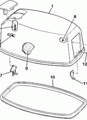 ENGINE COVER - EVINRUDE