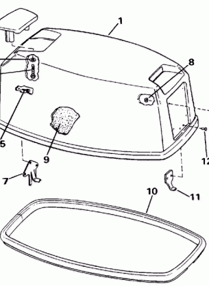 ENGINE COVER - EVINRUDE