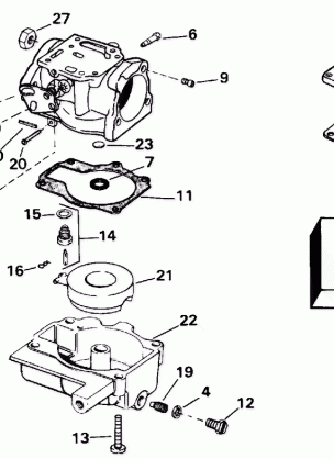 CARBURETOR - 30 H.P.