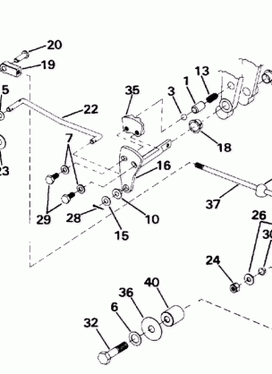 SHIFT & THROTTLE LINKAGE (CONTINUED)