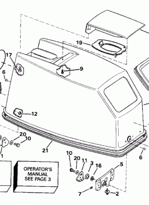 ENGINE COVER - JOHNSON