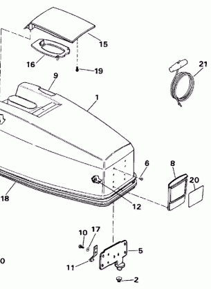 ENGINE COVER - JOHNSON