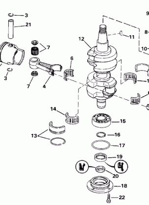 CRANKSHAFT & PISTON