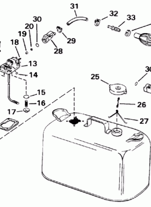 FUEL TANK WITH GAUGE