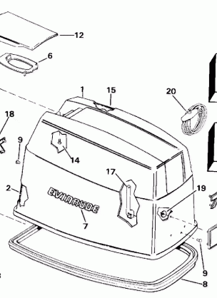 ENGINE COVER - EVINRUDE