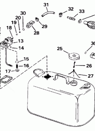 FUEL TANK WITH GAUGE