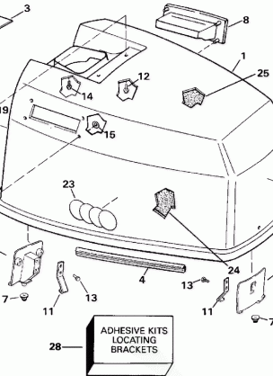 ENGINE COVER - 125 ESX