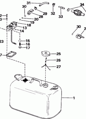 FUEL TANK WITH GAUGE