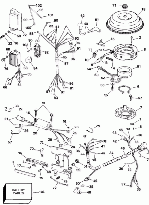 IGNITION SYSTEM - ELECTRIC START & TL MODELS (