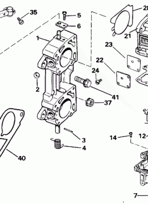 CARBURETOR AND LINKAGE