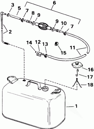 FUEL TANK WITHOUT GAUGE