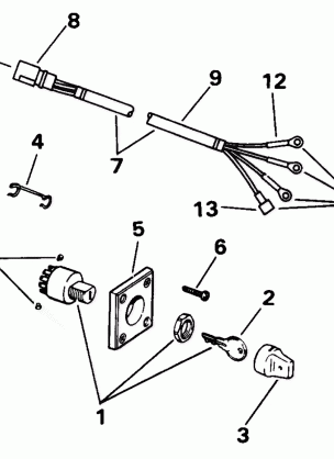 IGNITION SWITCH & CABLE