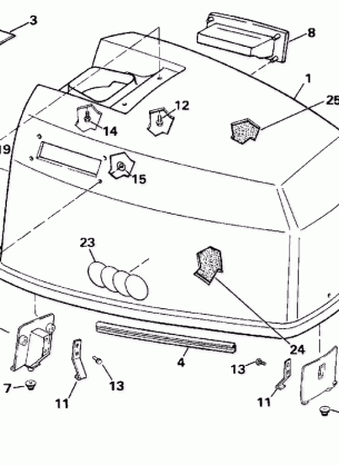 ENGINE COVER - 125 ESX