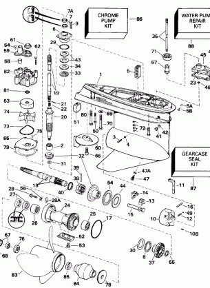 GEARCASE - STANDARD ROTATION