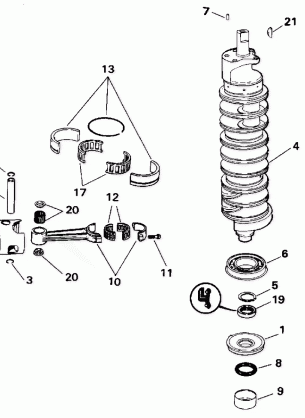 CRANKSHAFT & PISTON