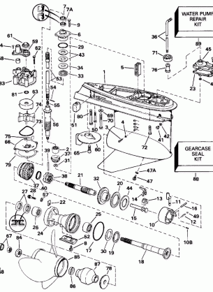 GEARCASE - COUNTER ROTATION