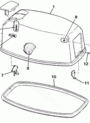 ENGINE COVER - EVINRUDE