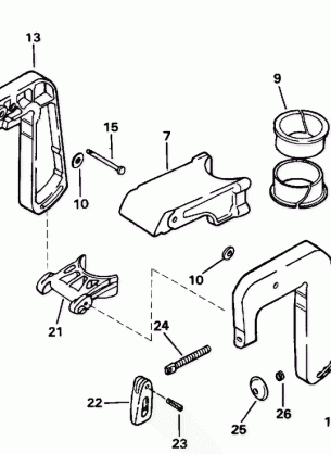 STERN BRACKET & SWIVEL BRACKET