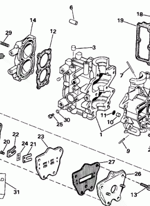 CYLINDER CRANKCASE & INTAKE MANIFOLD