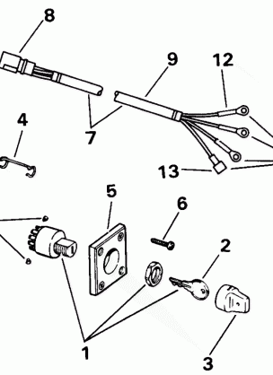 IGNITION SWITCH & CABLE 