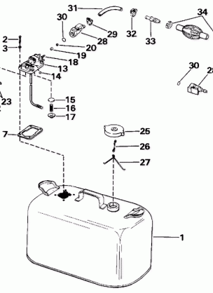 FUEL TANK WITH GAUGE