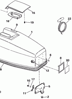 ENGINE COVER - JOHNSON