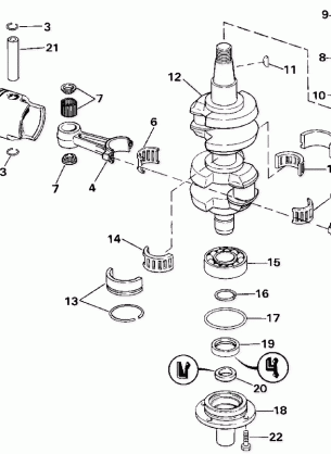 CRANKSHAFT & PISTON