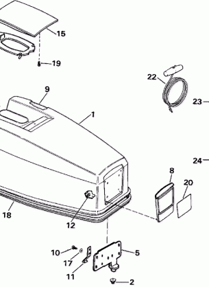 ENGINE COVER - EVINRUDE