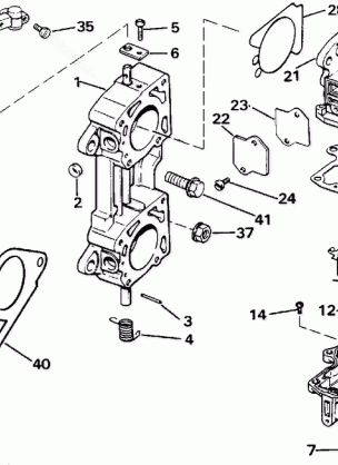 CARBURETOR AND LINKAGE