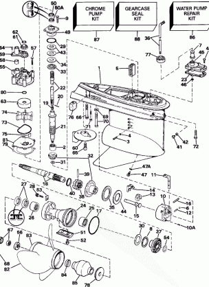 GEARCASE - 140TX STANDARD ROTATION