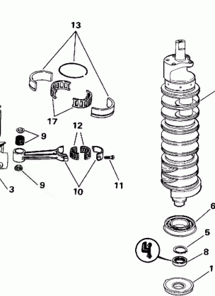 CRANKSHAFT & PISTON