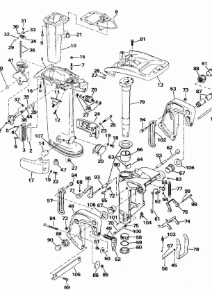 MIDSECTION - 30 & 35 MODELS ONLY