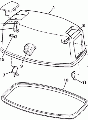 ENGINE COVER - EVINRUDE